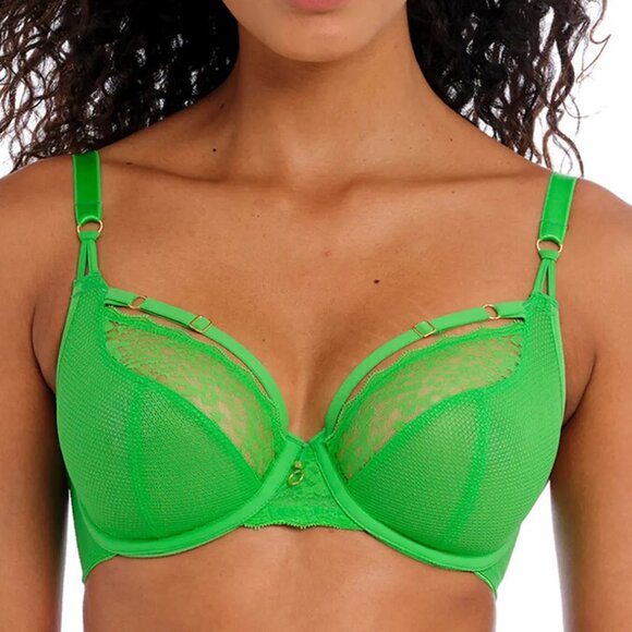 Freya Women's Temptress Green Plunge Bra- Size 30DDD- New! - Picture 10 of 13
